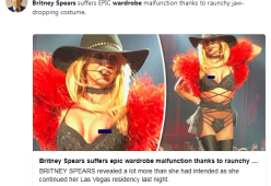 Britney Spears mostra (per sbaglio) un capezzolo al pubblico