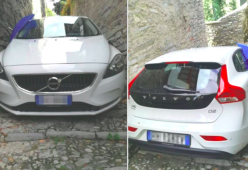 Segue il suo navigatore e rimane incastrato per 5 ore con l’auto nuova in un vicolo
