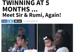 Beyoncé: dopo cinque mesi arrivano le prime foto dei gemelli