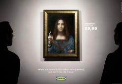 Ecco il nuovo e geniale spot Ikea che utilizza un quadro di Leonardo Da Vinci