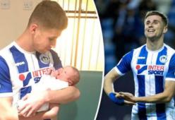 Il calciatore Ryan Colclough segna la doppietta e corre in sala parto