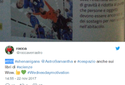 Samantha Cristoforetti e l'errore clamoroso in un libro scolastico