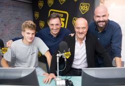 Claudio Bisio e Gaddo Bacchini "Sdraiati" a 105 Friends