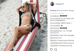 Lady Gaga in splendida forma (e supersexy) sulla spiaggia di Miami
