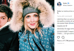Fedez e Chiara Ferragni: prima volta allo stadio per la coppia