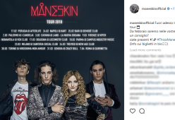 Maneskin: annunciate le date del primo tour