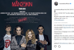 Måneskin: aggiunte cinque date al loro tour
