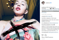 Madonna ha pubblicato una foto in topless su Instagram