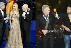Sanremo 2018, seconda serata: il nude look della Hunziker, Sting & Shaggy e il caso Meta - Moro. Le foto