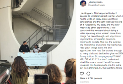 La borsa di studio? La paga Drake 