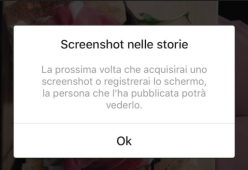 Instagram Stories: come funzionano le nuove notifiche in caso di screenshot