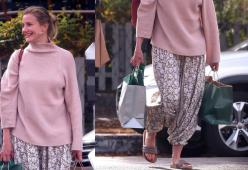 Cameron Diaz in maglione e ciabatte: il look che fa discutere i fan