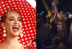 Katy Perry prende il bouquet alle nozze del fratello e scappa via. Guarda il video