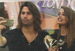 Luca Onestini e Ivana Mrazova paparazzati durante lo shopping