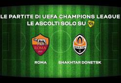 Champions League, ottavi di finale: Roma - Shakthar Donetsk in diretta su Radio 105