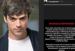 Luca Argentero denuncia un furto d’identità: "Qualcuno si spaccia per me sui social"