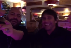 I Negramaro a cena con Antonio Conte a Londra