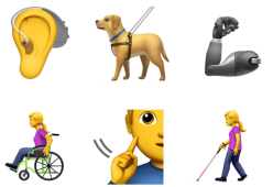 Apple propone 13 nuove emoji dedicate alla disabilità