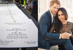 Negli inviti alle nozze di Harry e Meghan c’è un riferimento al divorzio di lei