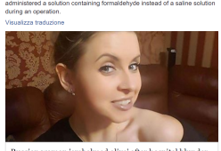 Ragazza imbalsamata per errore: muore dopo due giorni di agonia 