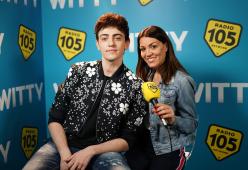 Michele Bravi con Ylenia nel backstage di Amici 17 pt. 2