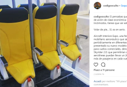 Voli low cost: in arrivo i sedili a forma di sella 