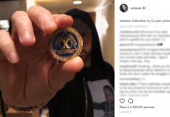 10 anni di sobrietà: Eminem festeggia l'importante traguardo