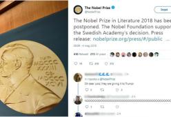 Premio Nobel: dopo lo scandalo molestie, il premio per la letteratura 2018 non verrà assegnato