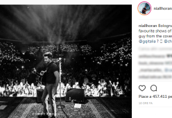 Niall Horan dopo la data di Bologna: "Uno dei concerti più belli della mia vita"