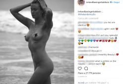 Ireland, la figlia di Kim Basinger e Alec Baldwin, posa completamente nuda