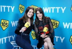 Giulia Michelini con Ylenia nel backstage di Amici 17