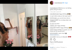 Rosario Dawson completamente nuda per il suo compleanno