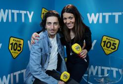 Marcello Sacchetta con Ylenia nel backstage di Amici 17