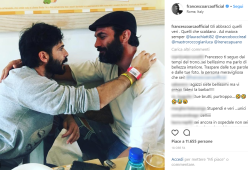 Francesco Arca va a trovare Marco Bocci in ospedale e gli dedica un post