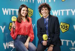 Ermal Meta con Ylenia nel backstage di Amici 17