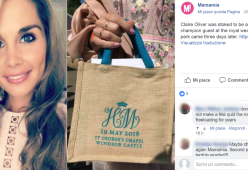Vende su Ebay la borsa in tela regalata da Harry e Meghan e guadagna una cifra record