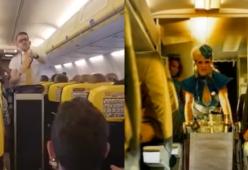In aereo parte "Toxic" di Britney Spears, lo steward si scatena in una danza sfrenata. Guarda il video