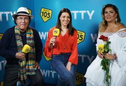 Al Bano e Romina con Ylenia nel backstage di Amici 17