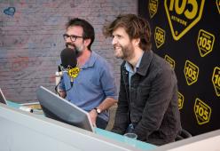Dente e Guido Catalano a 105 Night Express: le foto dell'intervista