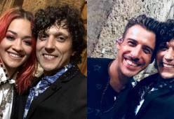 Ermal Meta: super selfie con Rita Ora e Francesco Gabbani