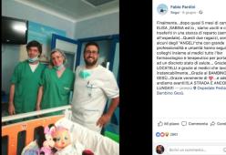 Dopo il trapianto, la piccola Elisa esce dall’isolamento. Il commovente post del papà su Facebook
