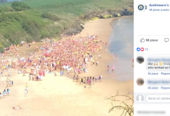 2500 donne si tuffano nude nel mare d’Irlanda per la ricerca contro il cancro

