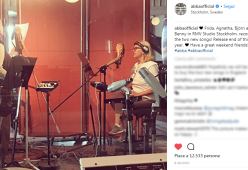 Gli Abba condividono la prima foto della reunion in studio di registrazione