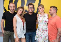 Enrico Papi a 105 Take Away con il nuovo singolo: guarda le foto