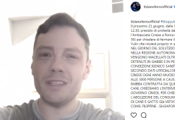 Tiziano Ferro lancia un appello per fermare il Festival della carne di cane di Yulin, in Cina