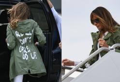 Il mistero della giacca di Melania Trump scatena un vero putiferio