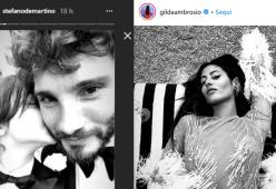 Stefano De Martino e Gilda Ambrosio insieme al matrimonio di amici