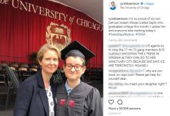 Cynthia Nixon (Miranda di "Sex & The City") parla del figlio transgender: "Orgogliosa di lui"