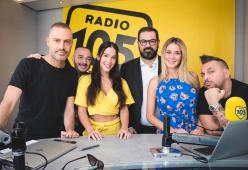 Luca Casaura ospite di 105 Take Away: le foto dell'intervista