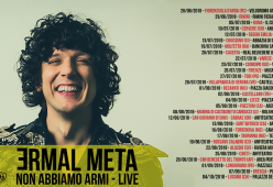 Radio 105 in tour con Ermal Meta: le date di "Non Abbiamo Armi - Live"